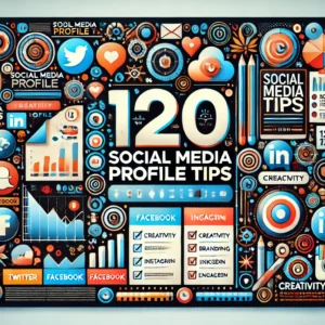 Free E-Book Reme ae 120 Social Media Profile Tips